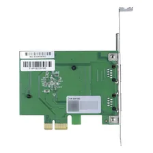 Placa Rede Dual Port 10/100/1000 Pci-e Suporte Low Profile Foto mini 4