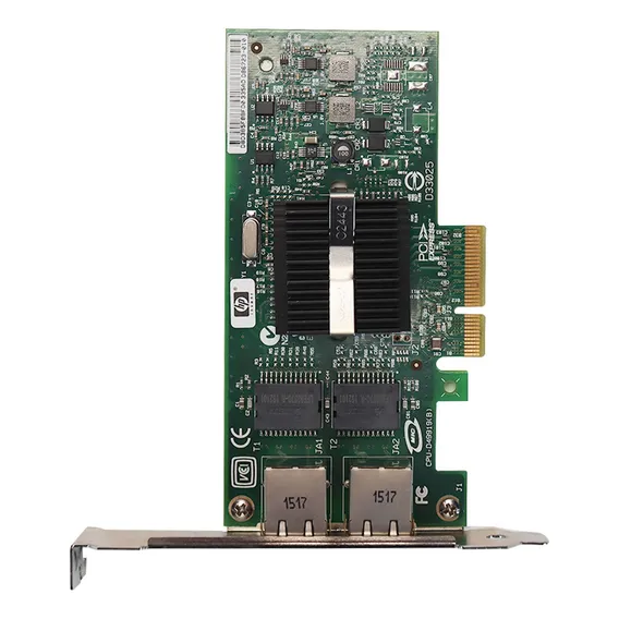 Placa Rede Dual Port Pci-e Hp Nc360t Intel Pro1000pt Foto 1