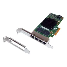 Placa Rede Gigabit Quad 4 Portas 1000mbit Pcie I350-t4 Intel Foto mini 1