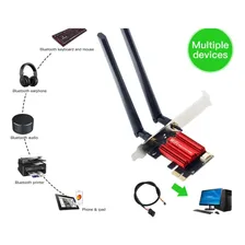 Placa Rede Wi-fi Dual Band 2.4/5ghz Wifi 5 C/ Bluetoot 4.0 Foto mini 4