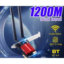 Placa Rede Wi-fi Dual Band 2.4/5ghz Wifi 5 C/ Bluetoot 4.0 Foto mini  3