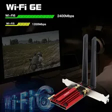 Placa Rede Wifi 6 I-e Offboard, Bluetooth 5.3, Windows Foto mini  2