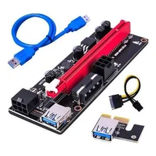 Placa Riser Ver 009s Pci-e Cabo Usb 3.0 Extensor Cor Riser 009s Foto mini  2