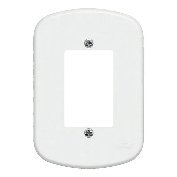 Placa Sem Suporte 4x2 3m贸dulos Branco Blanc Fame Foto 1