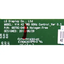 Placa Tcon Tv LG / 42lb5800 - 6870c0480a Foto mini 3