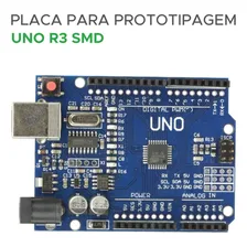 Placa Uno SMD R3 Atmega328 Com Cabo USB - Chip SCE Foto  mini 1