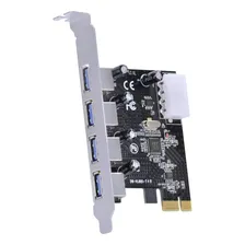 Placa Usb Com 4 Usb 3.0 Pci Express Pci-e X1 - Pu30-4 Foto  mini 1