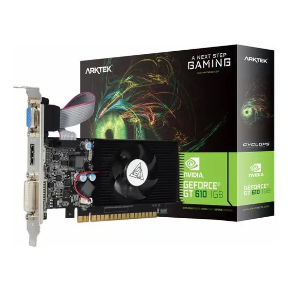 Placa VĂdeo Arktek Cyclops Gaming 1gb Geforce Gt610 Ddr3 Foto 1