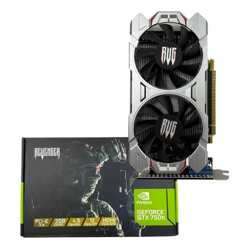 Placa Vídeo Gamer Nvidia Revenger Geforce Gtx 750ti Dvi Vga Foto 1