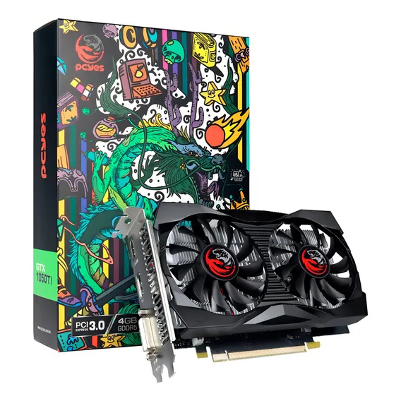 Placa Vídeo Pcyes Geforce Gtx 1050 Ti, 4gb Gddr5, 128 Bits Foto 1