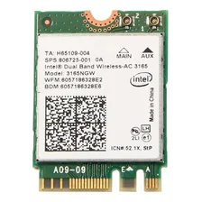 Placa Wireless Intel Dual Band 3165ngw Bluetooth Bt4.0 Mini Foto mini 2