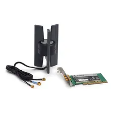 Placa Wireless N Pci Linksys Wmp300n Com Antena Com Foto mini 2