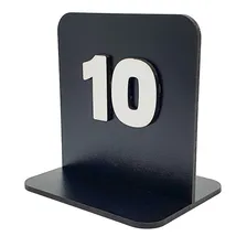 Placas Sinalização De Mesas Restaurante Hotel Kit 40 Unidade Foto mini 4