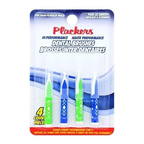 Plackers Escova Dental Brushes Interdental Foto 1