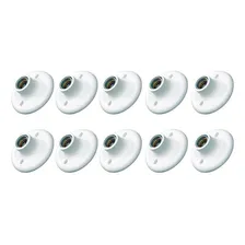 Plafon 10 Peças Soquete Porcelana E27 Reue Branco Resistente Foto mini 2