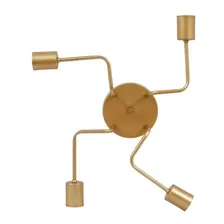 Plafon 4 Lmpadas Dourado Armes Auremar Foto mini 4