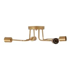 Plafon 4 Lmpadas Dourado Armes Auremar Foto mini 3