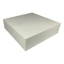 Plafon AcrÃlico Sobrepor 30x30 Cm Quadrado 3x E27 Luminária Estrutura Branco Foto mini 3