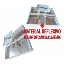 Plafon De Sobrepor Luz Indireta Luminária Pendente 40x40 Foto mini  3