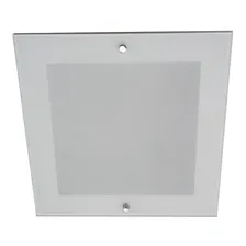 Plafon Embutir Com Vidro Externo Quadrado 40x40 Estrutura Branco 110v/220v (bivolt) Foto mini  3