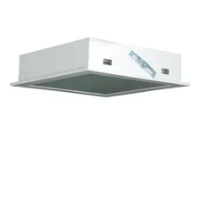 Plafon Embutir Com Vidro Interno Quadrado 30x30 Estrutura Branco 110v/220v (bivolt) Foto  mini 1