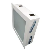 Plafon Embutir Com Vidro Interno Quadrado 30x30 Estrutura Branco 110v/220v (bivolt) Foto mini 4