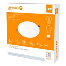 Plafon Embutir Led Osram Embutir 18w 4000k Branco Neutro 110V/220V Foto mini 1