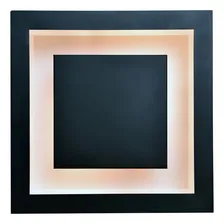 Plafon Embutir Luz Indireta G9 25x25 Preto Com Branco 110v/220v Foto  mini 1