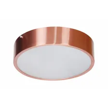 Plafon Led Para 2 Lâmpada 20x20 Sala Quarto Redondo Cobre 110v/220v Foto mini 1