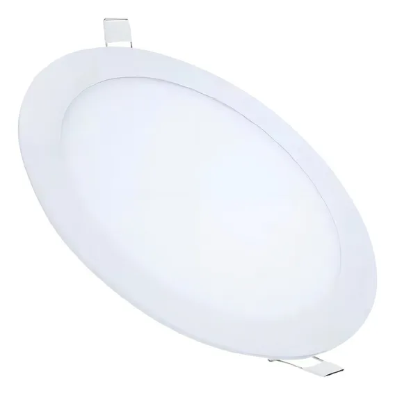 Plafon Led Redondo Embutir 18w Ourolux 6500k Foto 1