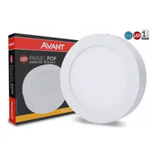 Plafon Led Redondo Painel Sobrepor 6w Avant Cor Branco Quente Foto mini 4