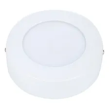 Plafon Led Redondo Painel Sobrepor 6w Avant Cor Branco Quente Foto mini 1