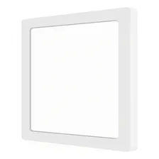 Plafon Luminária Led 30x30 Sobrepor Bivolt Branco Frio 32w Cor Branco-frio 110v/220v (bivolt) Foto  mini 1
