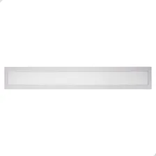 Plafon Luminária Led Retangular 124x15cm Embutir 36w 6500k Foto mini 3