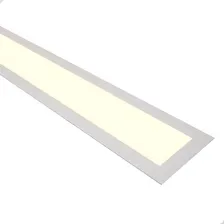 Plafon Luminária Led Retangular 124x15cm Embutir 36w 6500k Foto mini 2
