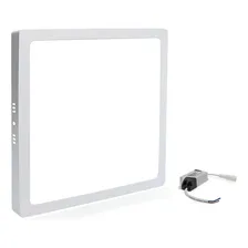 Plafon Luminária Led Sobrepor Quadrado Branco Frio 40x40 42w 110V/220V Foto mini 1