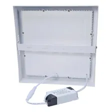 Plafon Luminária Led Sobrepor Quadrado Branco Frio 40x40 42w 110V/220V Foto mini 3
