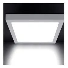 Plafon Luminária Led Sobrepor Quadrado Branco Frio 40x40 42w 110V/220V Foto mini 2