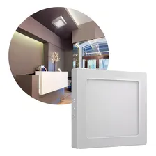 Plafon Luminaria Sobrepor Led Quadrado Spot 12w Branco Frio Foto mini 1