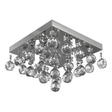 Plafon Lustre De Cristal 21cm Hall Entrada Sacada Foto mini 1