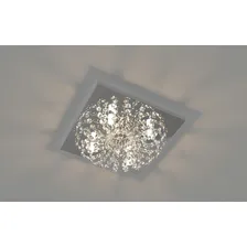 Plafon Lustre De Cristal 30cm Sala Hall Quarto Corredor 960 Cor Inox espelhado 110V/220V Foto mini  2
