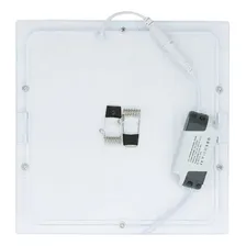 Plafon Painel Led 18w Embutir Quadrado Slim Branco Frio Foto mini 3
