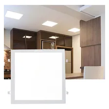 Plafon Painel Led 25w Embutir Quadrado Slim - 6000k Frio Foto mini  2