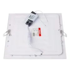 Plafon Painel Luminaria Led 18w Embutir 4000k Kit 12 Peças Foto mini 3