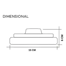 Plafon Quadrado Plafonier Bocal E27 Porcelana Branco 15x6cm Foto mini 2