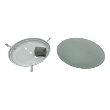 Plafon Redondo Bivolt Branco 25cm Foto mini 3