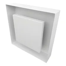Plafon Sobrepor 40x40 E27 Luz Indireta Cor Branco 110V/220V Foto mini 1