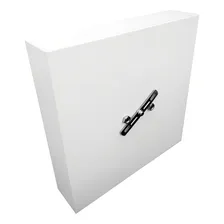 Plafon Sobrepor 40x40 E27 Luz Indireta Cor Branco 110V/220V Foto mini 4