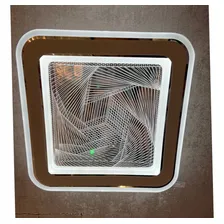 Plafon Sobrepor Led 80w 3em1 Quadrado Branco Acrílico 30cm Foto mini  2