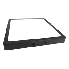 Plafon Sobrepor Quadrado Led 18w Painel Preto 22,5x22,5 Foto mini 1